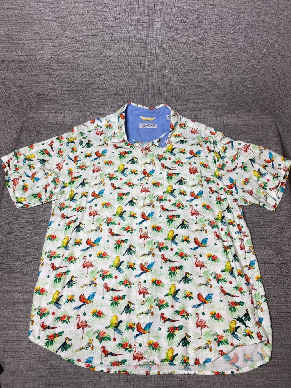 Tommy Bahama Short-Sleeve Bird Button-Up Shirt